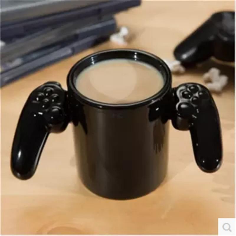 1pc Kreative Spiel Controller Tasse Große Kapazität Keramik Kaffeetasse Becher