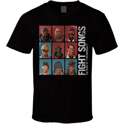 Medic Team Fortress 2 TF2 t-Shirt Quiet Medic Is Operating Video Game Shirts Black