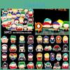 Żywy pakiet 50 naklejek South Park na laptopy, rowery i deskorolki