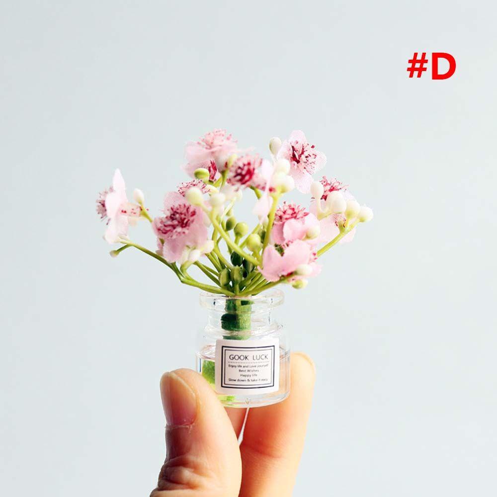 1:12 Dollhouse Miniature Simulation Potted Plants Doll House Decoration Dollhouse Accessories