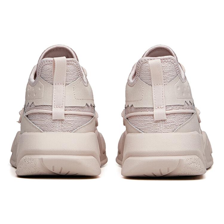 Anta Life Collection Comfortable Low Top Skateboard Shoes Women's Lotus Gray 122138084-5