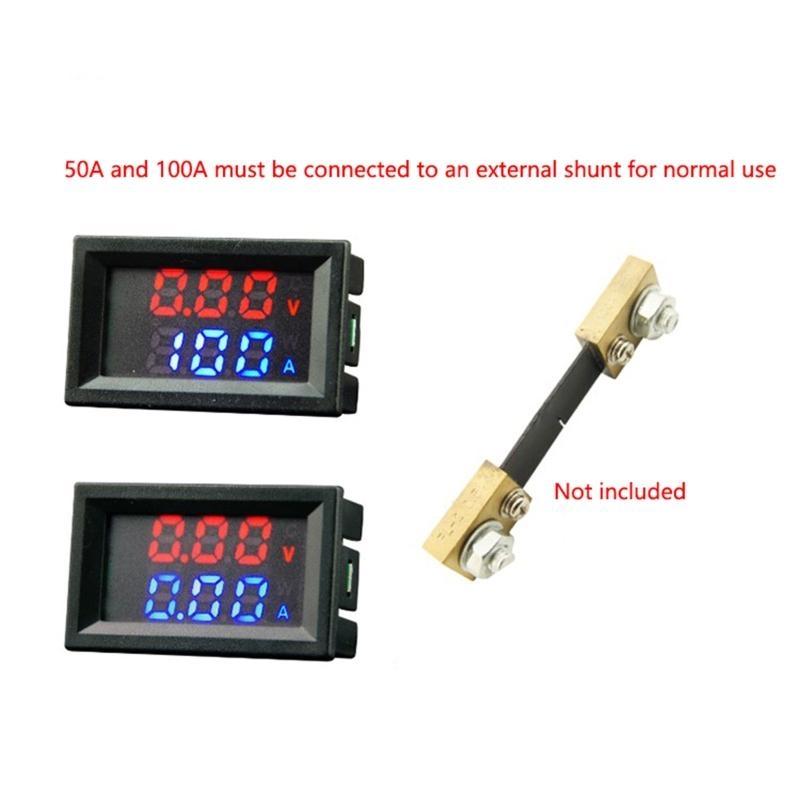 652F Digital Multimeter Dual LED Display Voltmeter Ammeter Power Meter Micro-adjustment Function Current Watt Meter