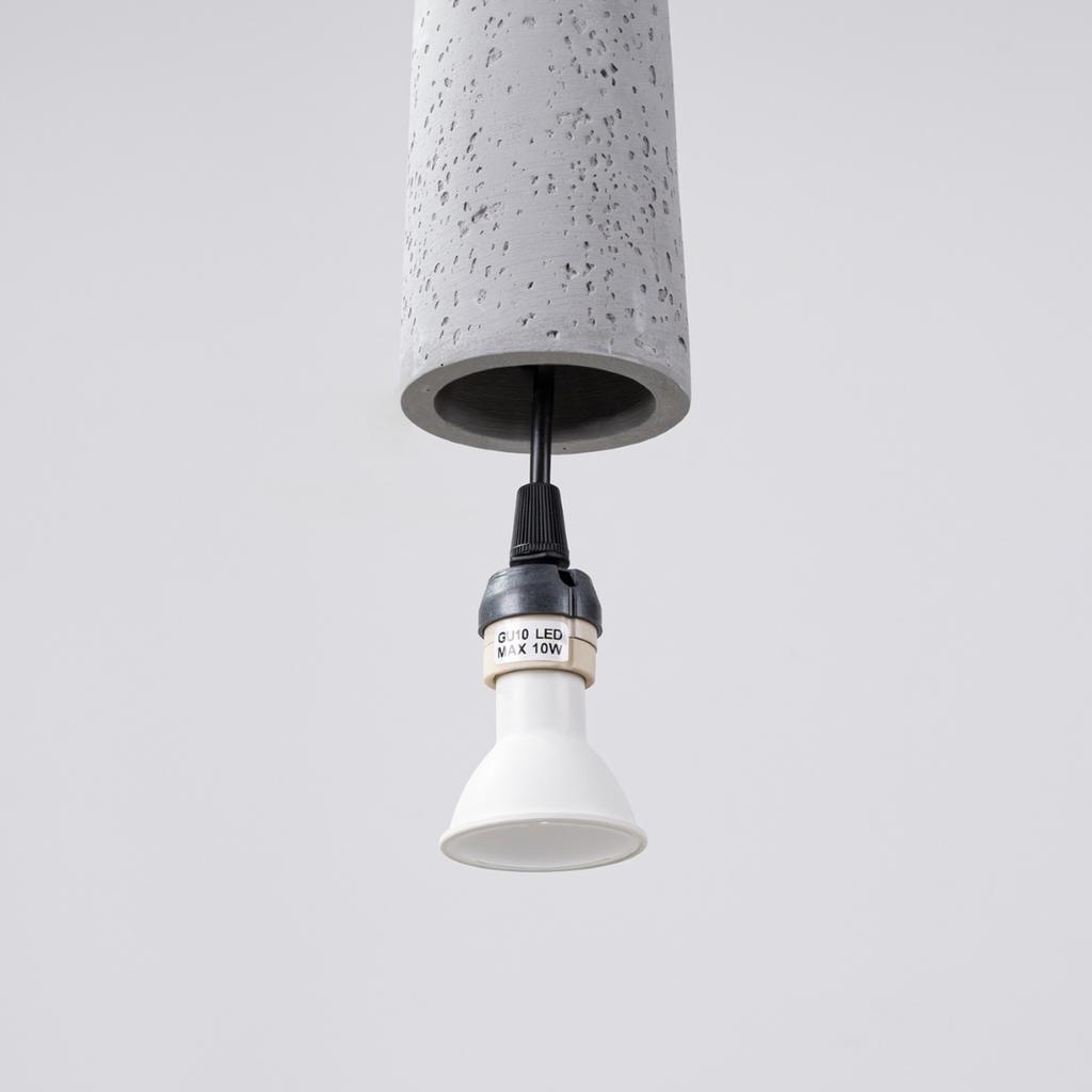 Electra concrete hanging lamp