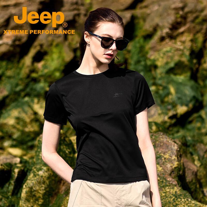 

JEEP Women s Couple Style Moisture-Wicking Short Sleeve T-Shirt J522084501 L