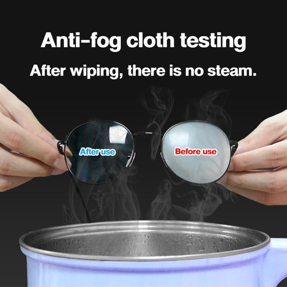 100Pcs/Box Disposable Glasses Cleaner Wet Wipe Anit-fog Anti-Fog Lens Wipes Glasses Anti Fog Wipe