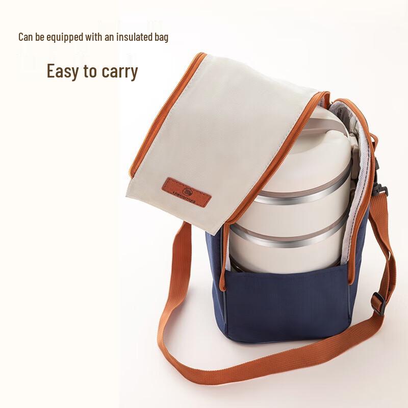 NIVORCE Stainless Steel Insulated Food Containers