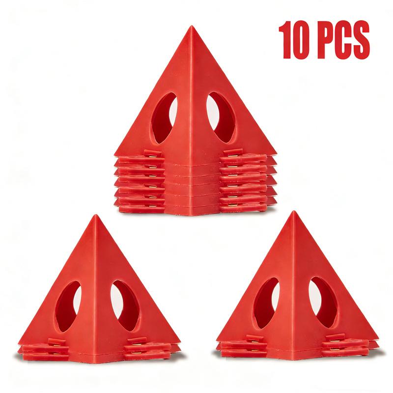 Pyramid Triangle Painting Support Stand, Plastic Cone Woodworking Elevation Pads, Board Spray Painting Support Feet