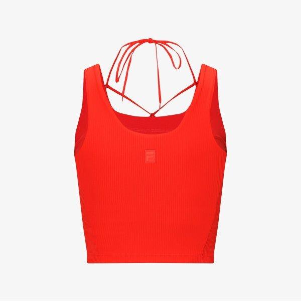 Fila Detachable Strap Rib Bra Top