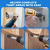 1/2PCS Drill Bit Extension Magnetic Drill Bit Holder Pivot Flexible Impact Screwdriver Bits Holder for Narrow Spaces or Corners