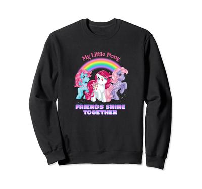 My Little Pony Classic Friends Shine Together Rainbow Icon Sweatshirt
