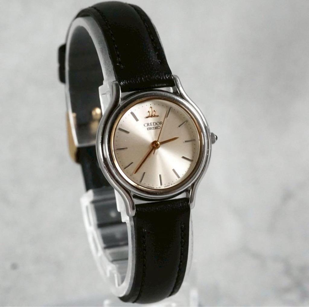 [USED] SEIKO Credor 4J81-0A40 Women's Quartz Watch, Working