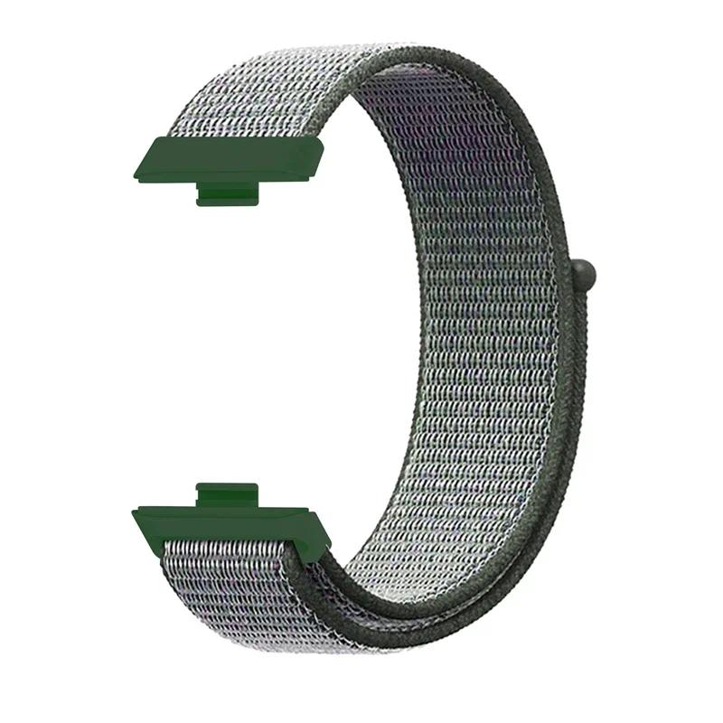 Nylon-Gewebeband für Huawei Watch Fit 4 Fit 4Pro Sport-Loop-Armband Austauschbares Armband für Huawei Fit 3 Zubehör