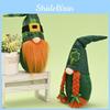 Adorable Irish Saint Patrick's Day Doll Green Leaf Decoration Perfect For Celebrations