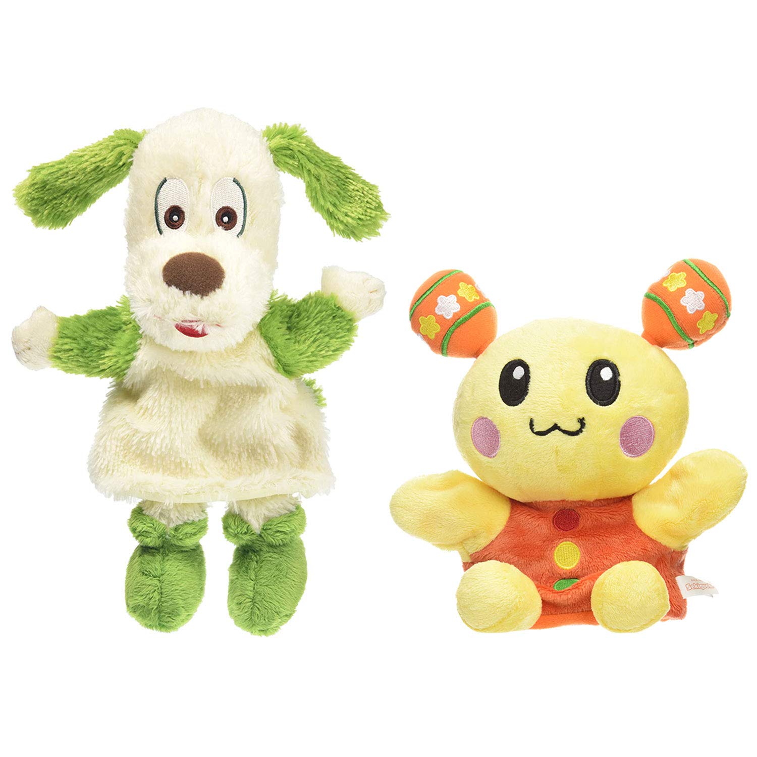 

Inai Inai Baa Soft Hand Puppet Plush Toy Set of 2 (Woof Woof and Utan) Approximately 23-30cm tall