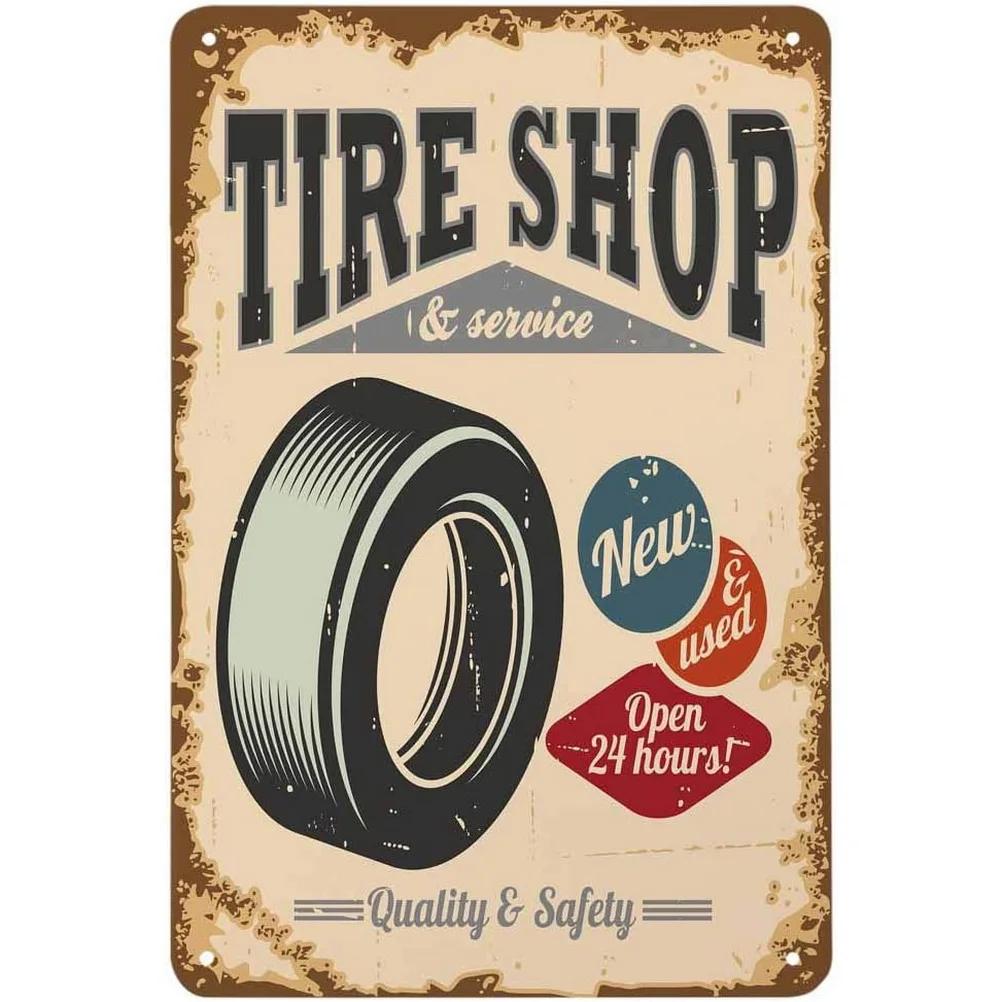 Metal Tin Signs Plaque Pinup Garage Service Wall Decoration Vintage Posters Iron Painting for Man Cave Home Cafe Garage Club Bar