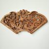 3D Carved Camphor Wood Wall Hanging with Dragon Phoenix Flower Design Chinese Style Home Decor Living Room Decoration