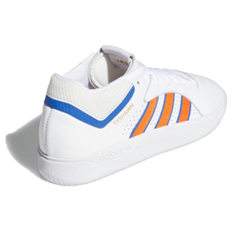 Adidas Tyshawn White Orange Men Sneakers Cloud-White Royal-Blue FY7472
