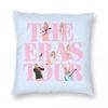 Lover The Eras Tour Square Pillowcase Polyester Linen Velvet Pattern Zip Decor Pillow Case Room Cushion Cover