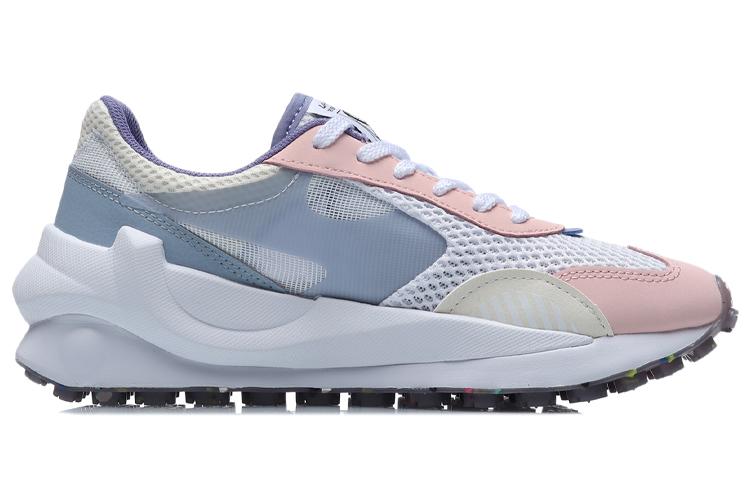 Li Ning Comfortable Textile, Synthetic Leather Cushioning Slip Resistant Abrasion Resistant Lightweight Low Top AGCR034-3