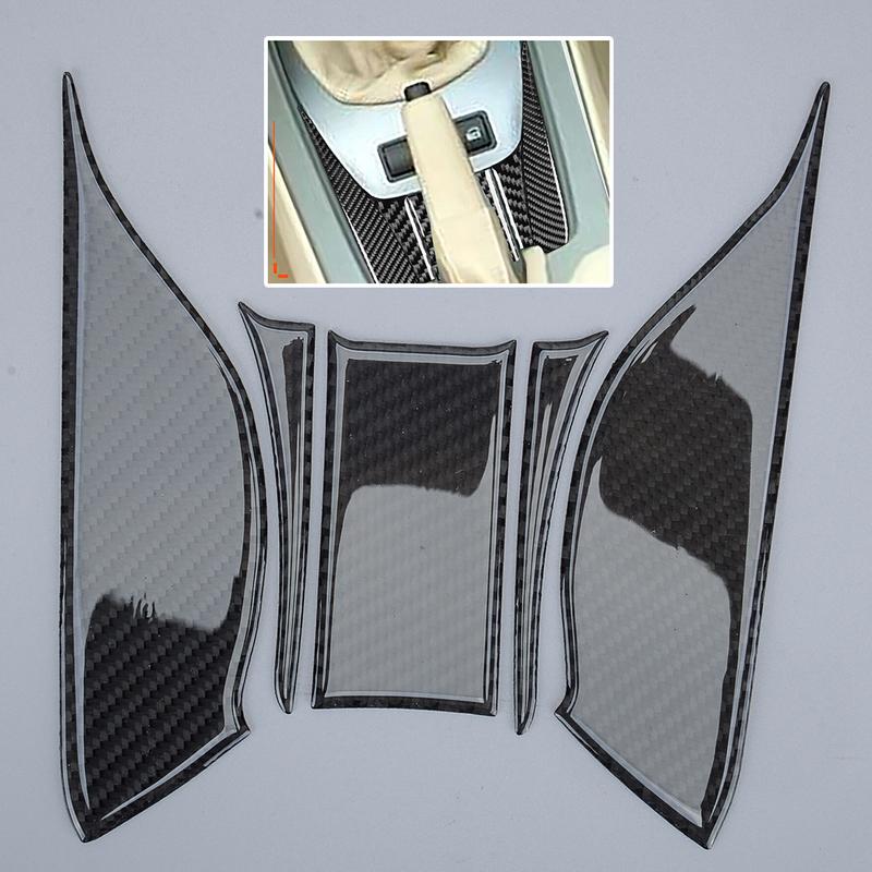 

Car Interior Gear Shift Panel Cover Trim Sticker Kit Fit For BMW Z4 E85 E86 2003 2004 2005 2006 2007 2008 Black Carbon Fiber