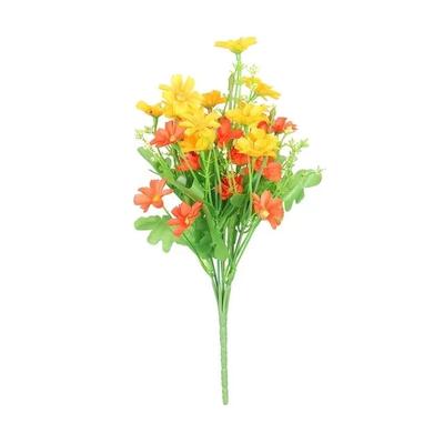 Simulovaná malá Zouju 28hlavá skákavá orchidej chryzantéma umělé květiny falešné květiny plastové květiny domácí dekorace