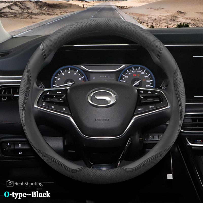 Car Steering Wheel Cover Wrap for GAC Trumpchi GS3 GS4 GS8 EMKOO M6 Pro M8 EMPOW E8 E9 ES9 Anti Slip Auto Accessories