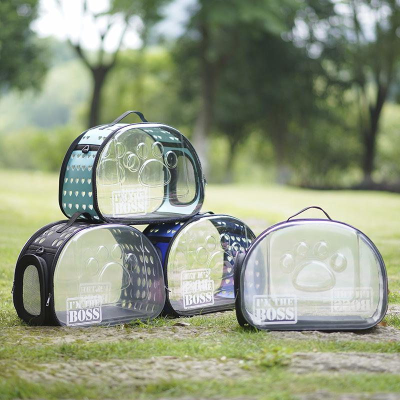 Foldable Solid Color Breathable Cat Backpack