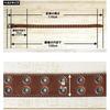 No [dickies] Eyelet Double Pin Pu Leather Belt Ds0126c 06  White