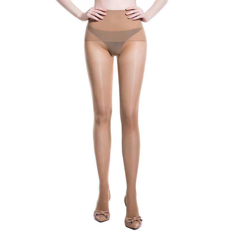 912 Sexy Socks For Women, Horse Oil Glossy Five-Toe Pantyhose, 360 Seamless Invisible Thin Tights, Apple Hip