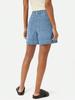 Women's High Waist Wide Leg Denim Shorts Casual Summer Jean Shorts with Pockets