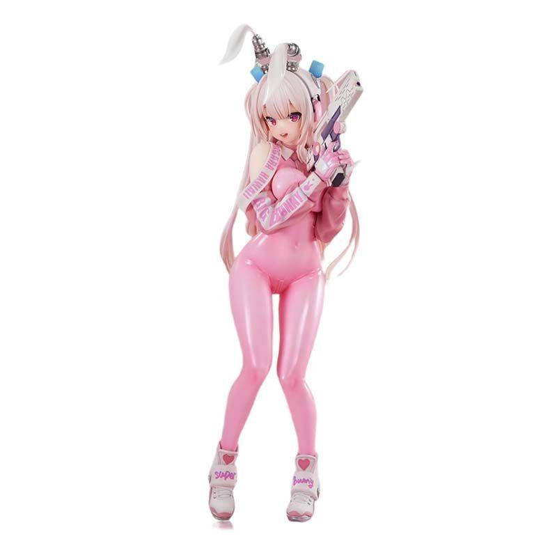Superbunny super bunny figure cute pink beautiful girl anime two-dimensional model ornaments