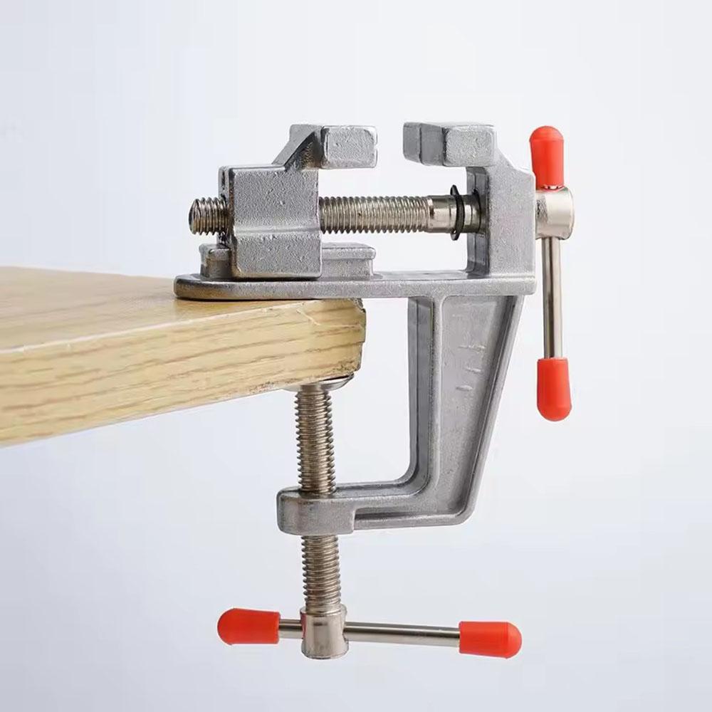 360° Mini Swivel Bench Screw Clamp, Swivel Table Lock Clamp, DIY Repair Tool