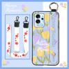 Ring Wristband Phone Case For ZTE Blade V40 Pro Phone Holder Anti-dust Fashion Design Dirt-resistant Waterproof Durable