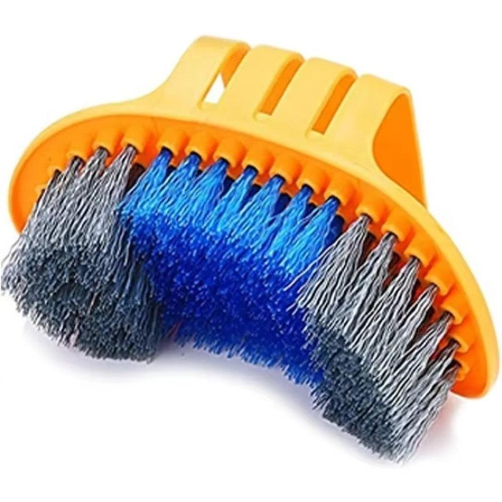 Outdoor Cleaning Bike Cleaning Tool Flexible Bristle Chain Cleaner Tool Cycling Scrubbing Tool 1pc