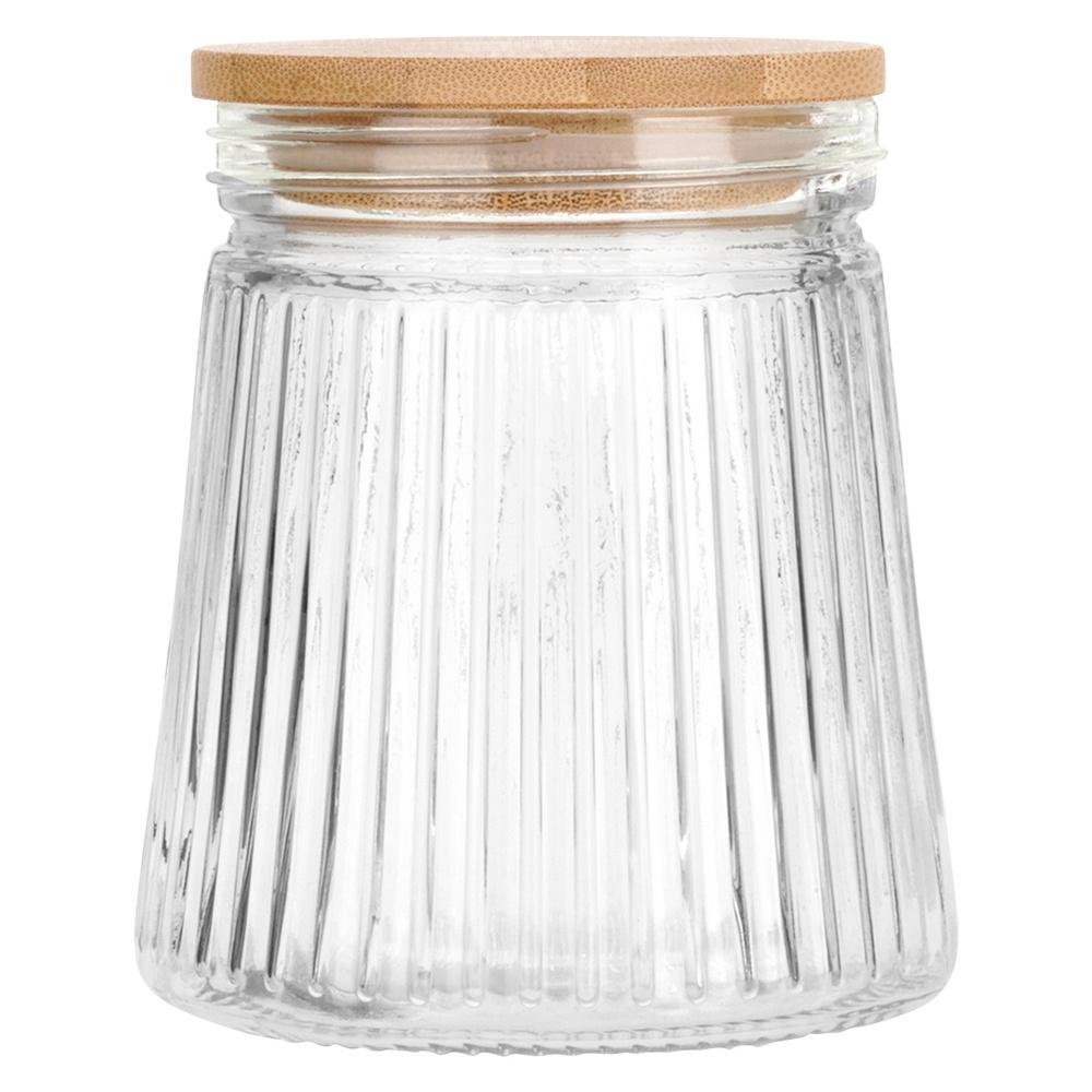 Glass Containers for Loose Products with Lid and Seal 700 Ml 3 Pcs.
