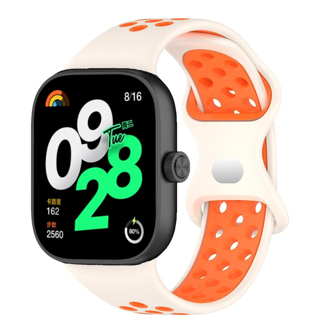 Sports Silicone Strap for Redmi Watch 4 5 6 Band Accessories Replacement Breathable Bracelet Smartwatch Xiaomi Band 8 9 Pro Belt