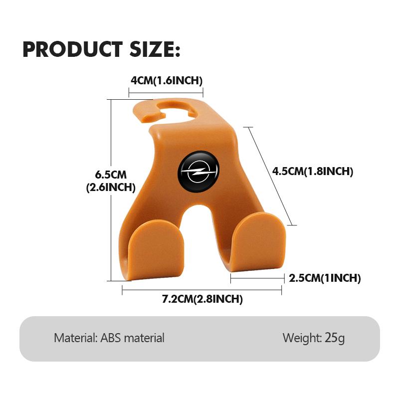 Car Rear Seat Hanging Holder Organizer Back Seat Headrest Hook For Opel Corsa D Astra G H J K F Mokka C Zafira B Vectra