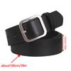 1Pc Pu Leather Belt For Women Square Buckle Pin Buckle Jeans Belt Ladies Belt Female Waistband