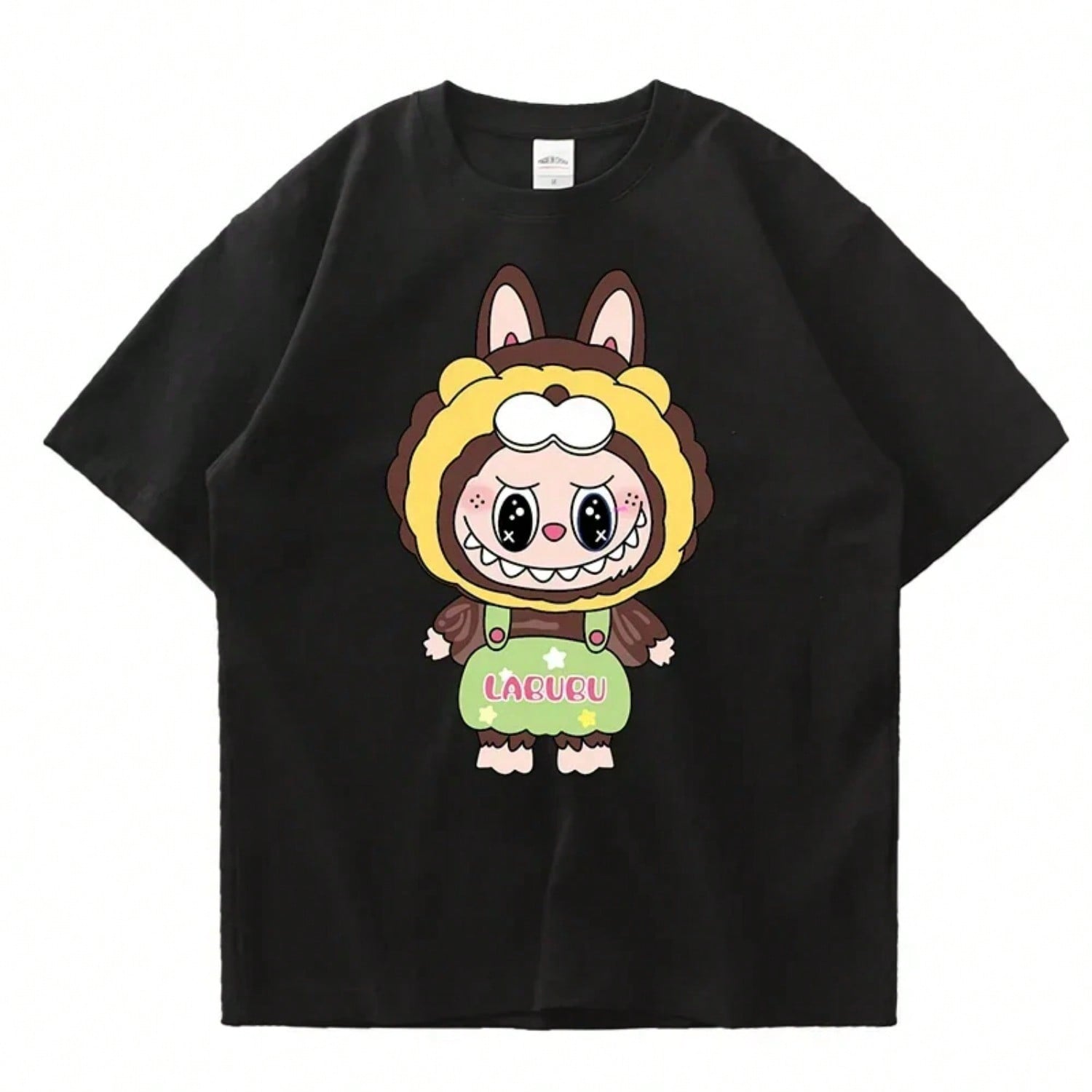 Anime LABUBU Print T Shirt Couple Student Street Sports Casual Wounisex T-Shirt Girl Summer Funny Clothes Wounisex s Clothing S разноцветный