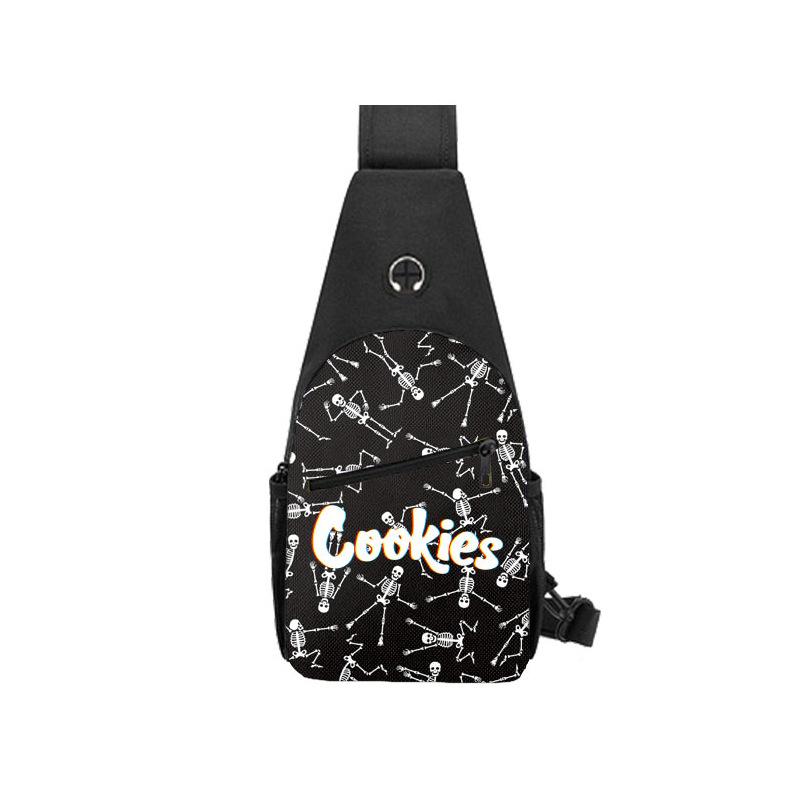 Cook Trend Men'S Breast Bag Fashion Casual Shoulder Bag Multifunctional Waterproof Messenger Bag
