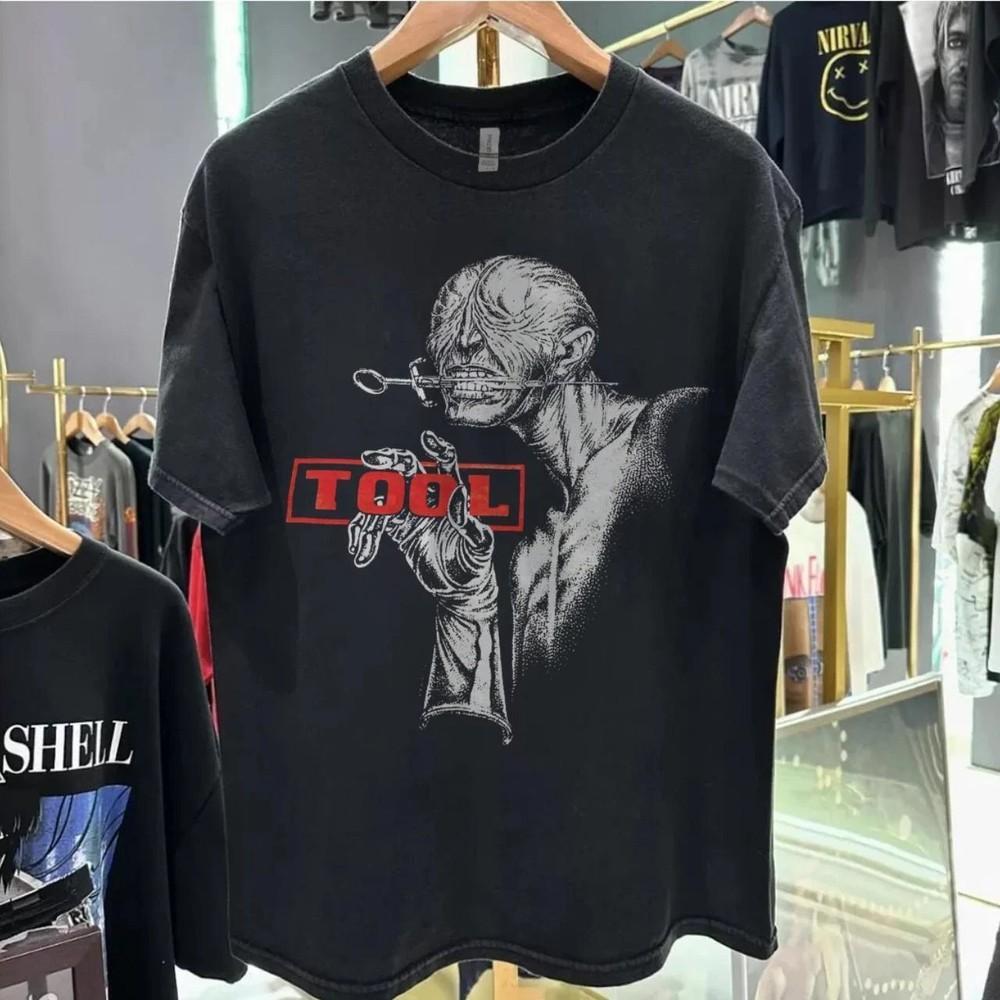 Tool Band Tshirt Tool Black Short Sleeve Unisex Tshirt Unisex T-Shirt S