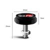 4pcs/set For Toyota GR Car Flag Metal Screws License Plate Bolts Auto Accessories For Toyota GR Gazoo Racing British Flag