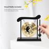 Desktop Gong Table Wind Chime Percussion Instruments with Mallet for Home Decor Housewarming Gift - Twelve Chinese Zodiac