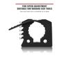 Rubber Clamp for Mounting Tools Equipment Shovel Holder Bracket For Offroad ATV UTV Truck Accessories Trailer RV Boat