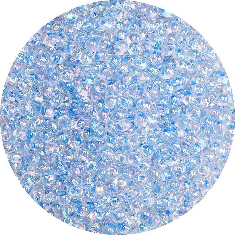 

Стеклянные бусины-капли Magic Color Water Drop ручной работы для изготовления ювелирных изделий - бусины-россыпи для ожерелий и аксессуаров 10g/pack, about 110 pieces, 4mm темно-синий