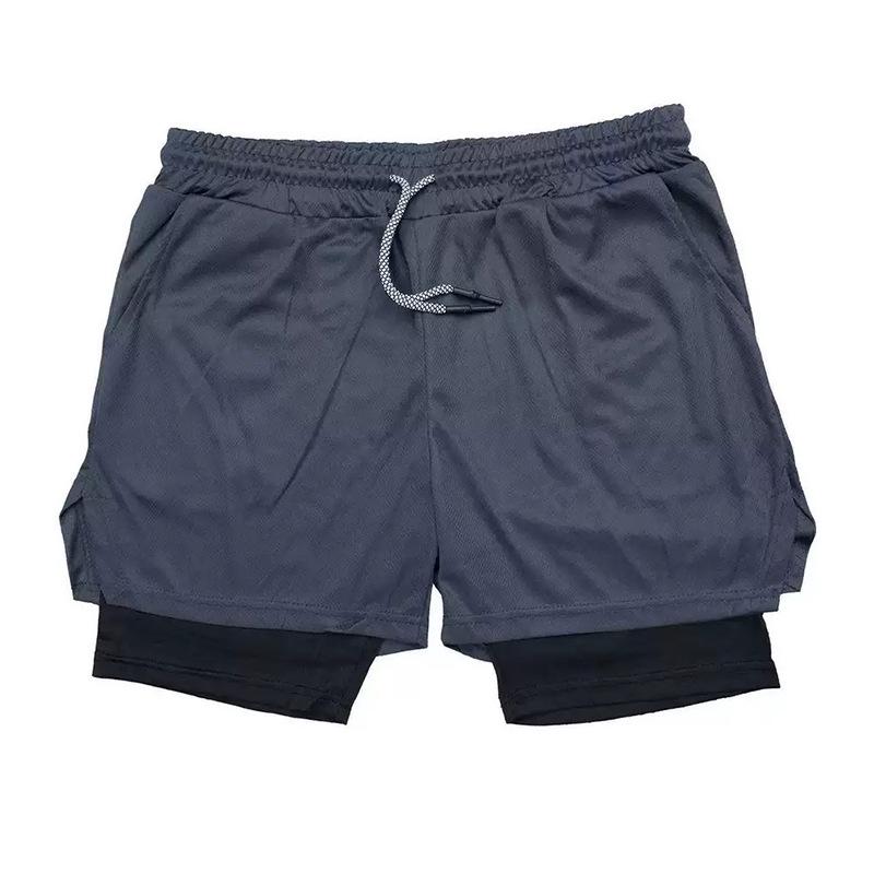 2026 European Fashion Men's and Women's Anti-Exposure Double-Layer Quick-Dry Shorts