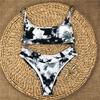 Costume da bagno da bagno da donna con stampa tie-dye bikini stampato sexy in 11 colori