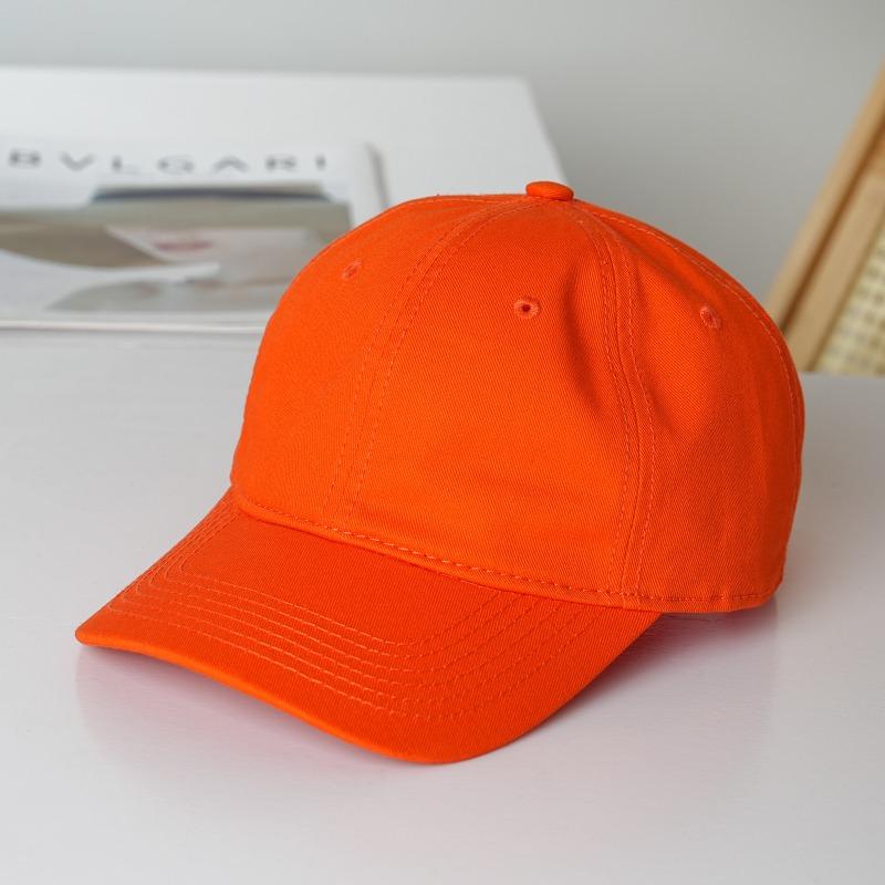 Cotton soft top baseball cap men's summer deepened top cap hat women's tide