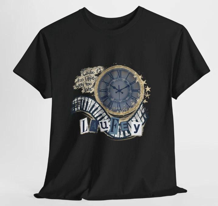 Laufey Matter of Time T-Shirt Mythic Clock Design S
