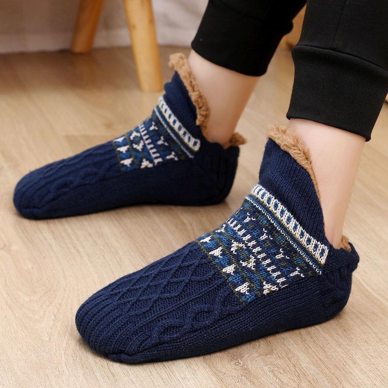 Winter Lamb Wool And Thickened Floor Socks, Adult Non Slip Indoor Socks, Home Warm Snow Socks, Slippers Socks